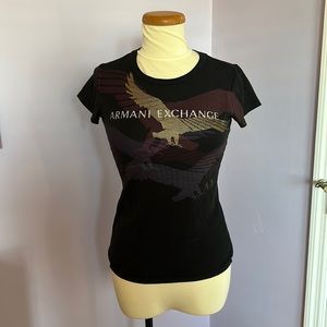 Armani Exchange bird shirt